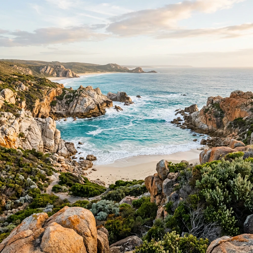 Illustrative regional image of the South-West coast, not a property photograph